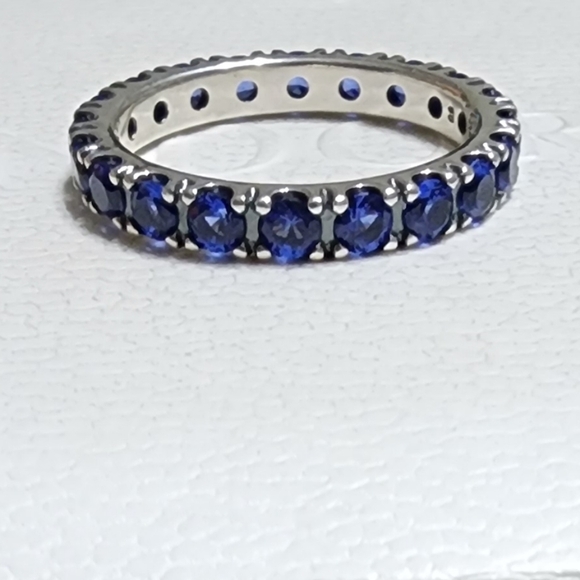 Pandora Sparkling Row Eternity RingSterling silver Size 60 - Picture 1 of 5